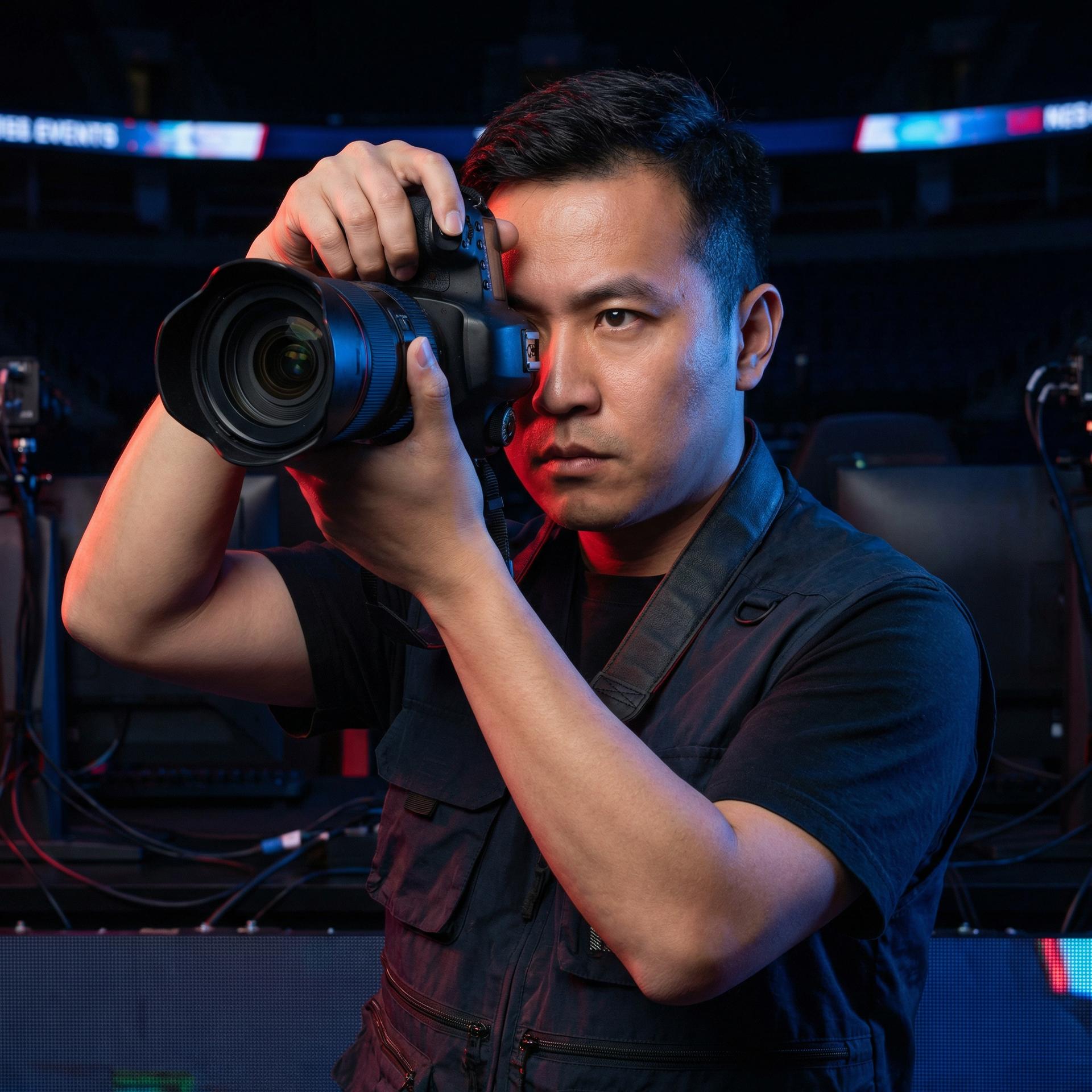 蘑菇视频电竞摄影师王浩